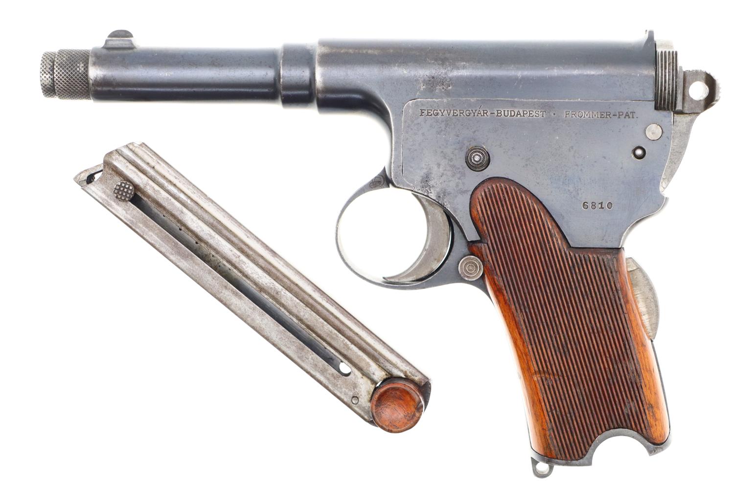 Scarce Hungarian Frommer, 1910 Pistol, Correct Magazine, 6810, FB01957 - Image 15