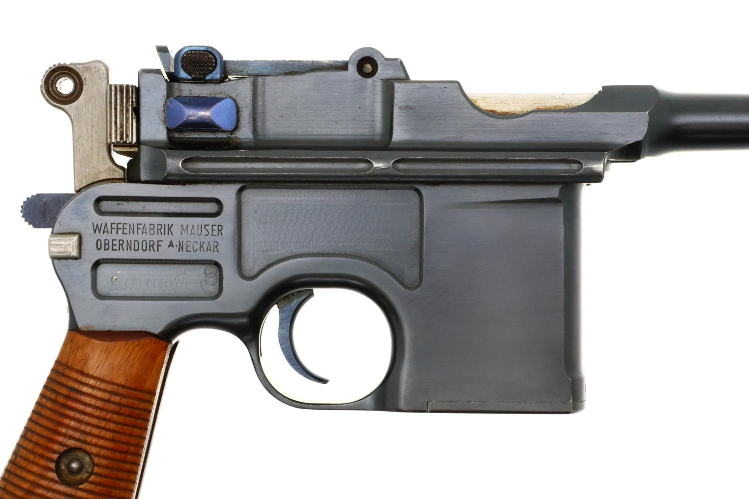 Spectacular Mauser C96 Broomhandle, Post War Mauser Banner Bolo, FB01556 - Image 6