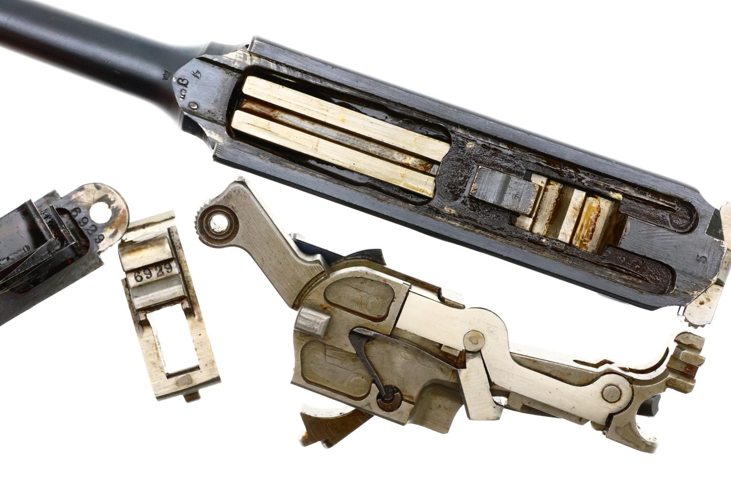 Spectacular Mauser C96 Broomhandle, Post War Mauser Banner Bolo, FB01556 - Image 11