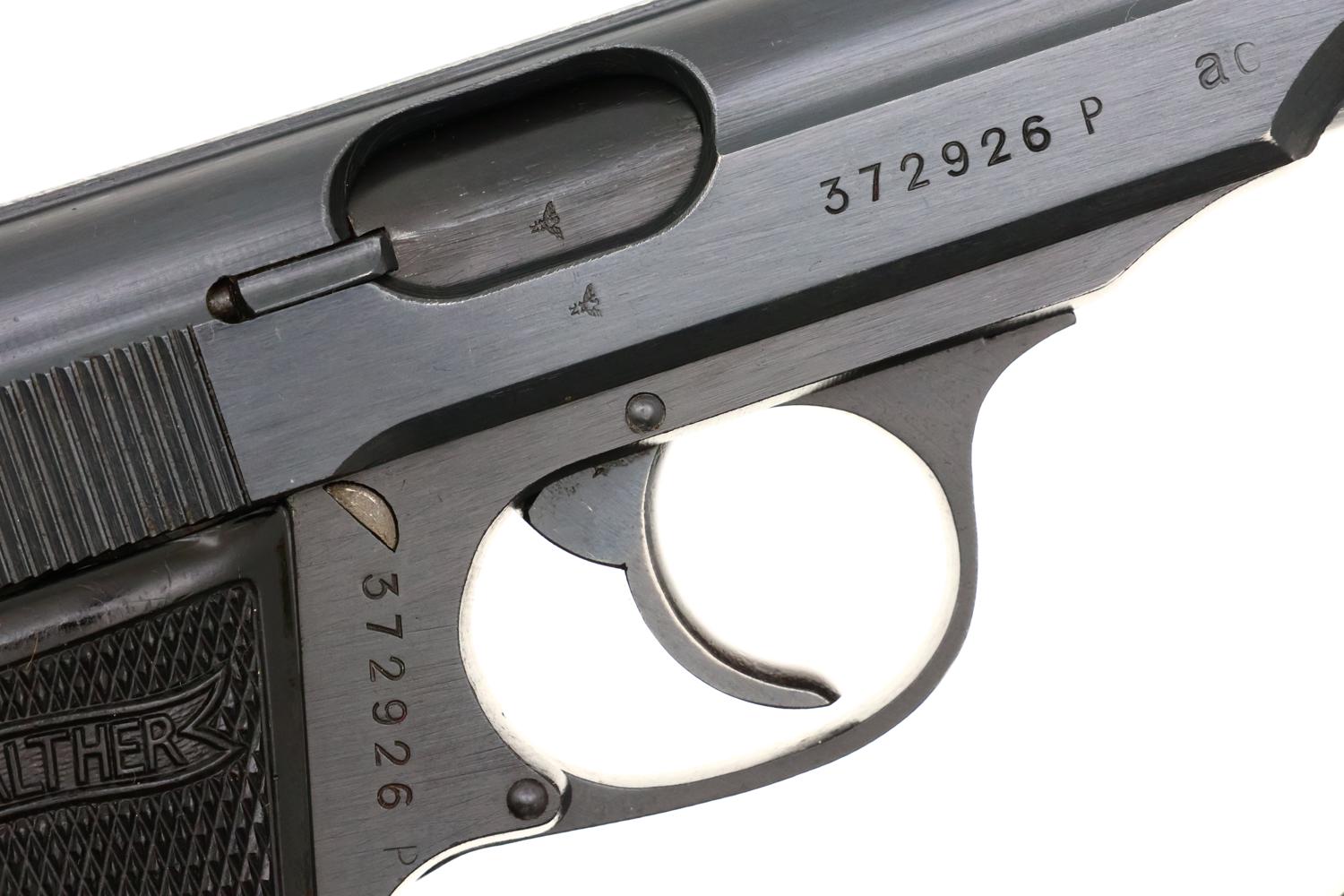WWII German Walther PP, Police Eagle F, 372926P,  FB01661
