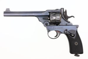 Rare Webley-Fosbery 1902 .38 ACP Semi-Auto Revolver, 98%+, 1299, FB1958