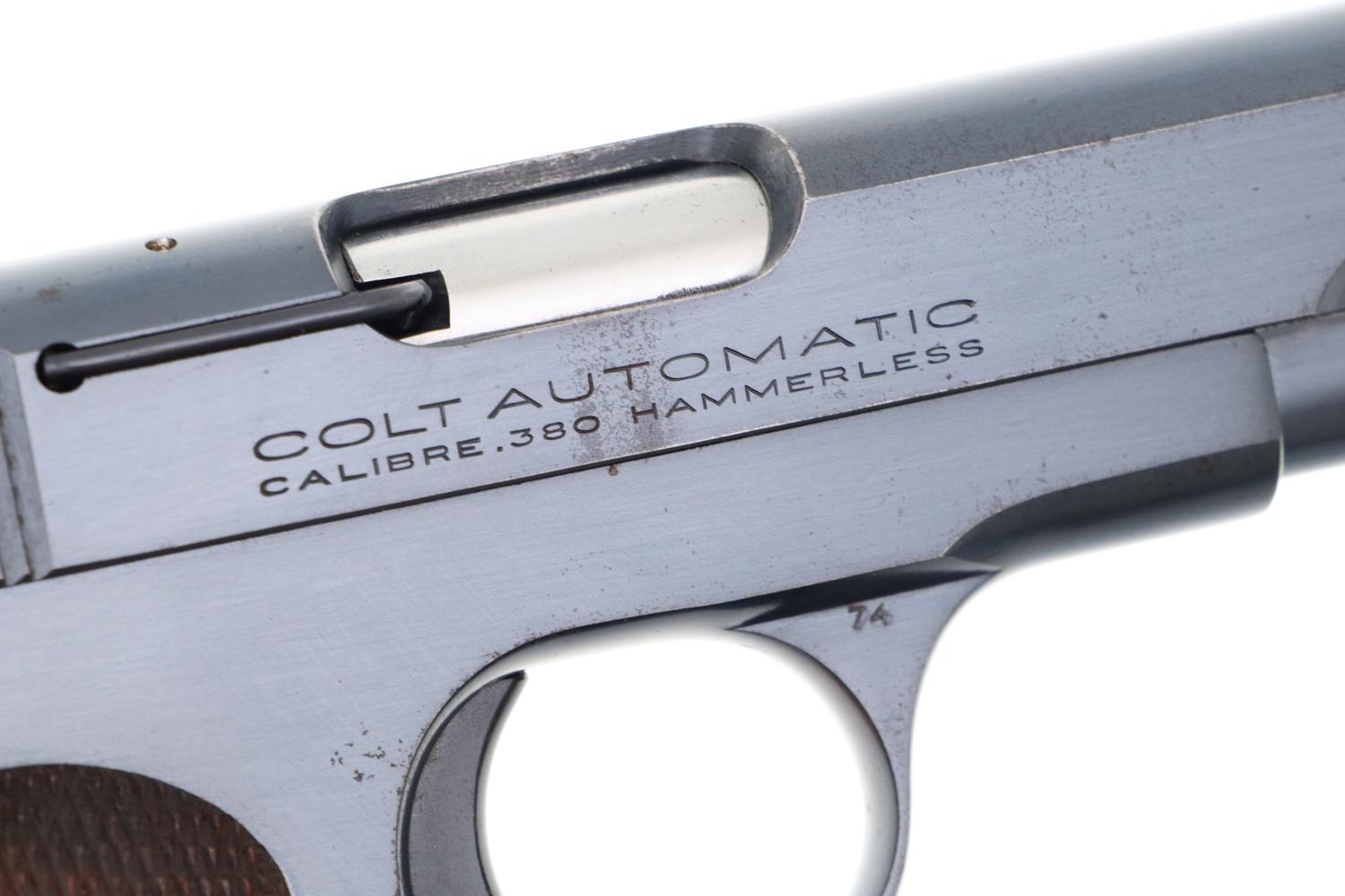 Colt 1908 Hammerless Pistol, Leather box, 128899, FB01548 - Image 9