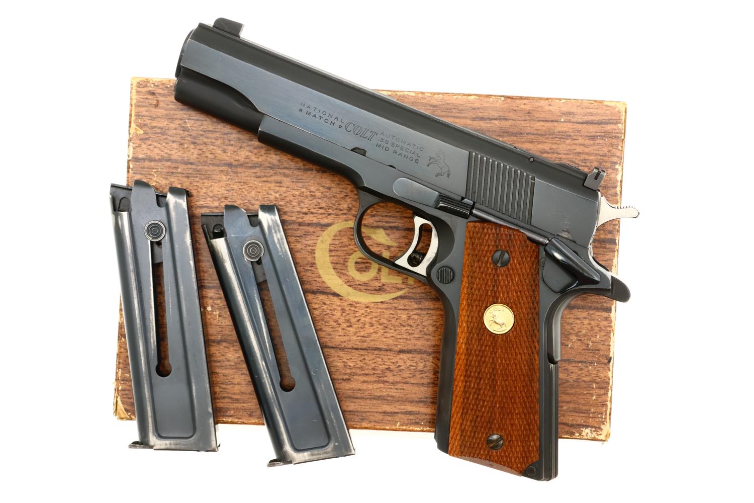 Colt National Match Pistol, Original Box, Extra Mag, 1818-MR, FB01690