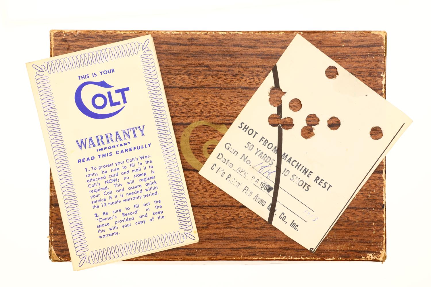 Colt National Match Pistol, Original Box, Extra Mag, 1818-MR, FB01690 - Image 10