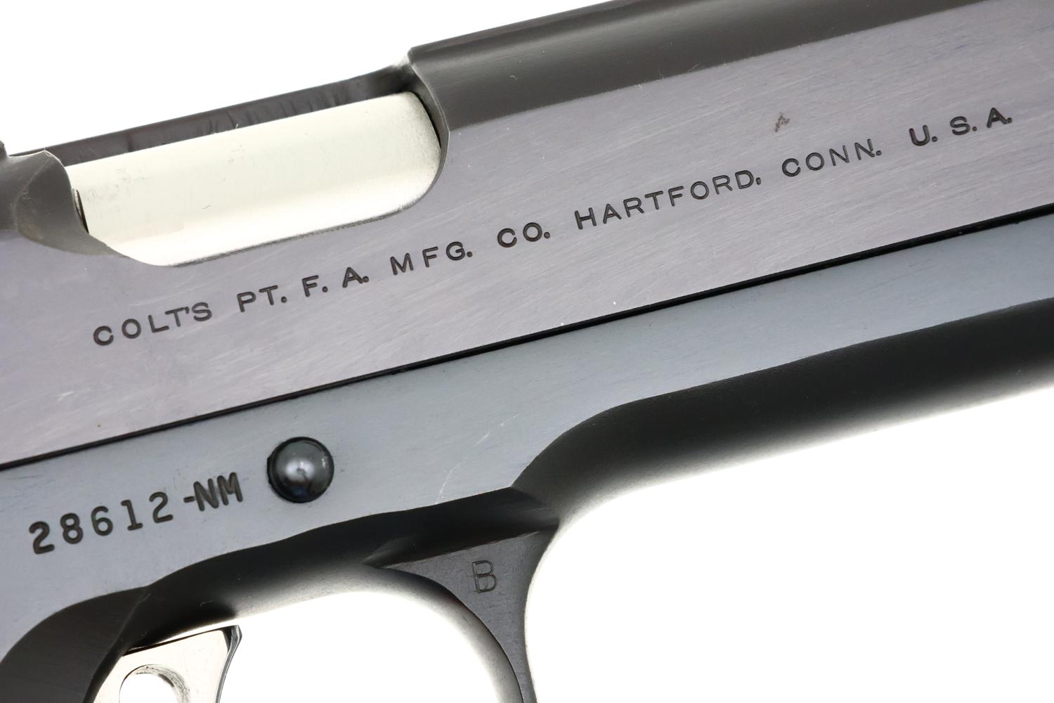 Gorgeous Colt National Match Gold Cup Pistol, Boxed, 28612NM, FB01712 - Image 4