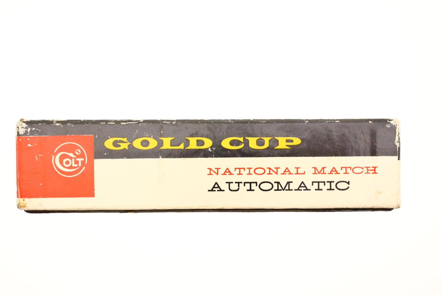 Gorgeous Colt National Match Gold Cup Pistol, Boxed, 28612NM, FB01712 - Image 10