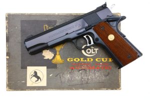 Beautiful Colt National Match Pistol, Gold Cup, Boxed, 3133NM, FB01711