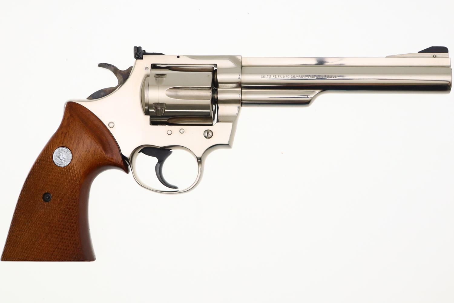 Colt Trooper MK III Revolver, Chrome, .357 Mag, BOX, J89181