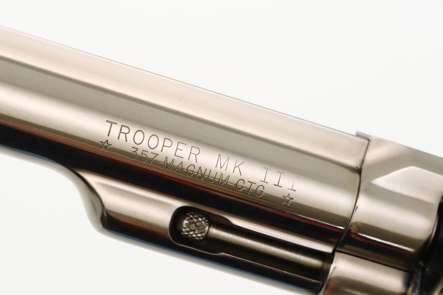 Colt Trooper MK III Revolver, Chrome, .357 Mag, BOX, J89181, FB01532 - Image 6