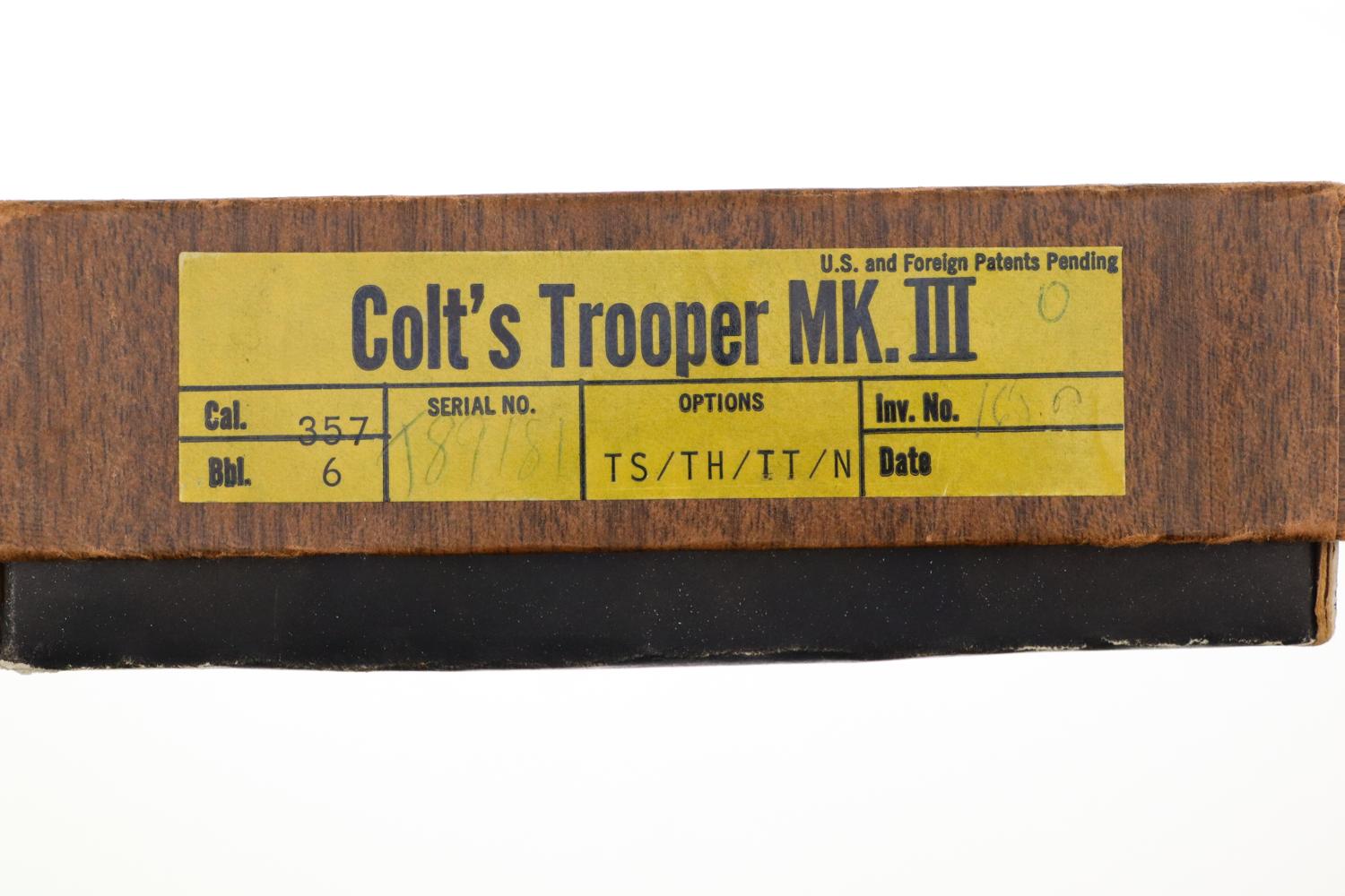 Colt Trooper MK III Revolver, Chrome, .357 Mag, BOX, J89181, FB01532 - Image 17