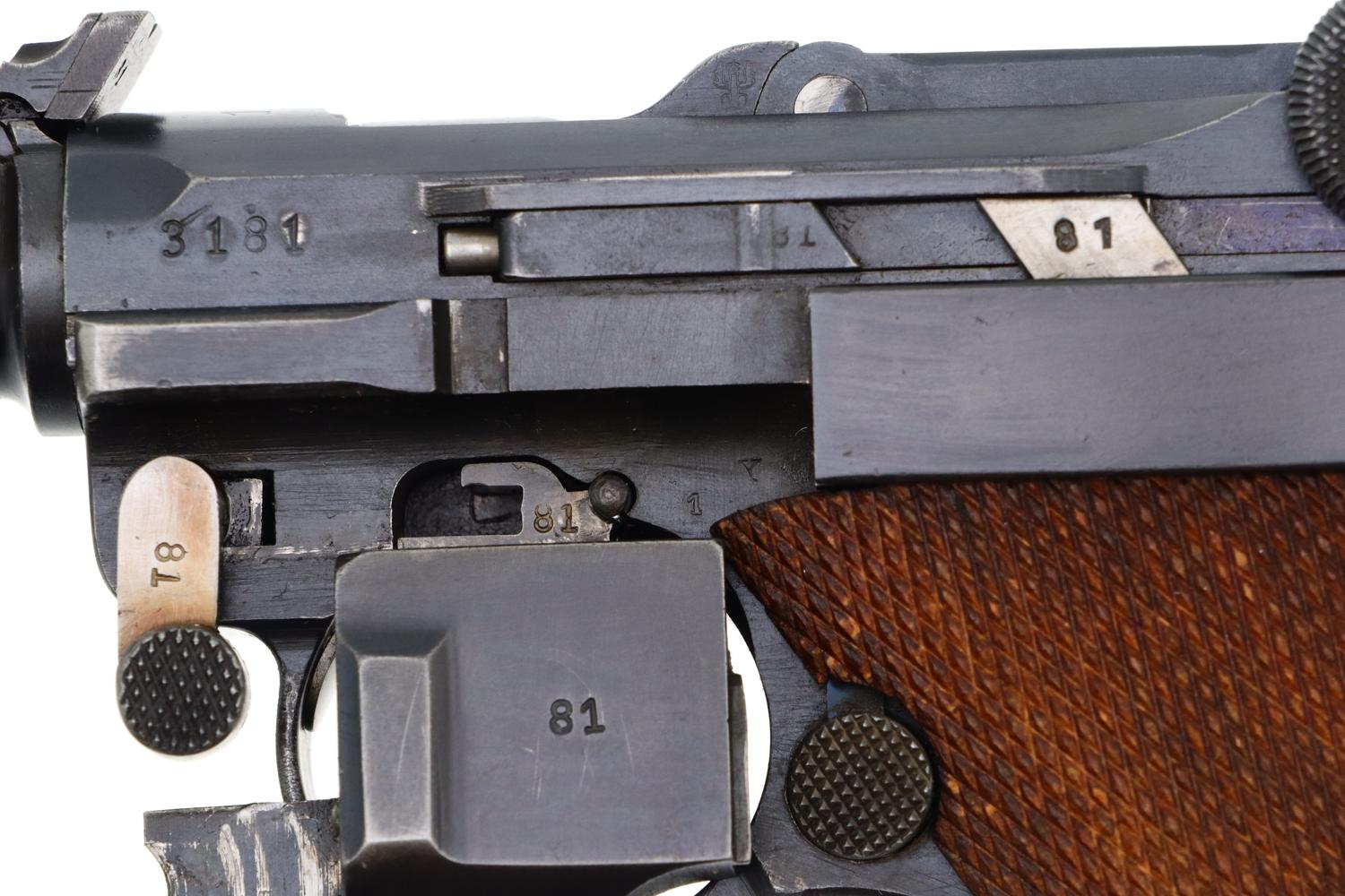 DWM Artillery Luger, 1917, With Holster, 3181, FB01589 - Image 6