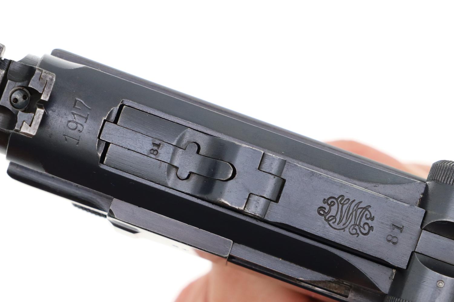 DWM Artillery Luger, 1917, With Holster, 3181, FB01589 - Image 7