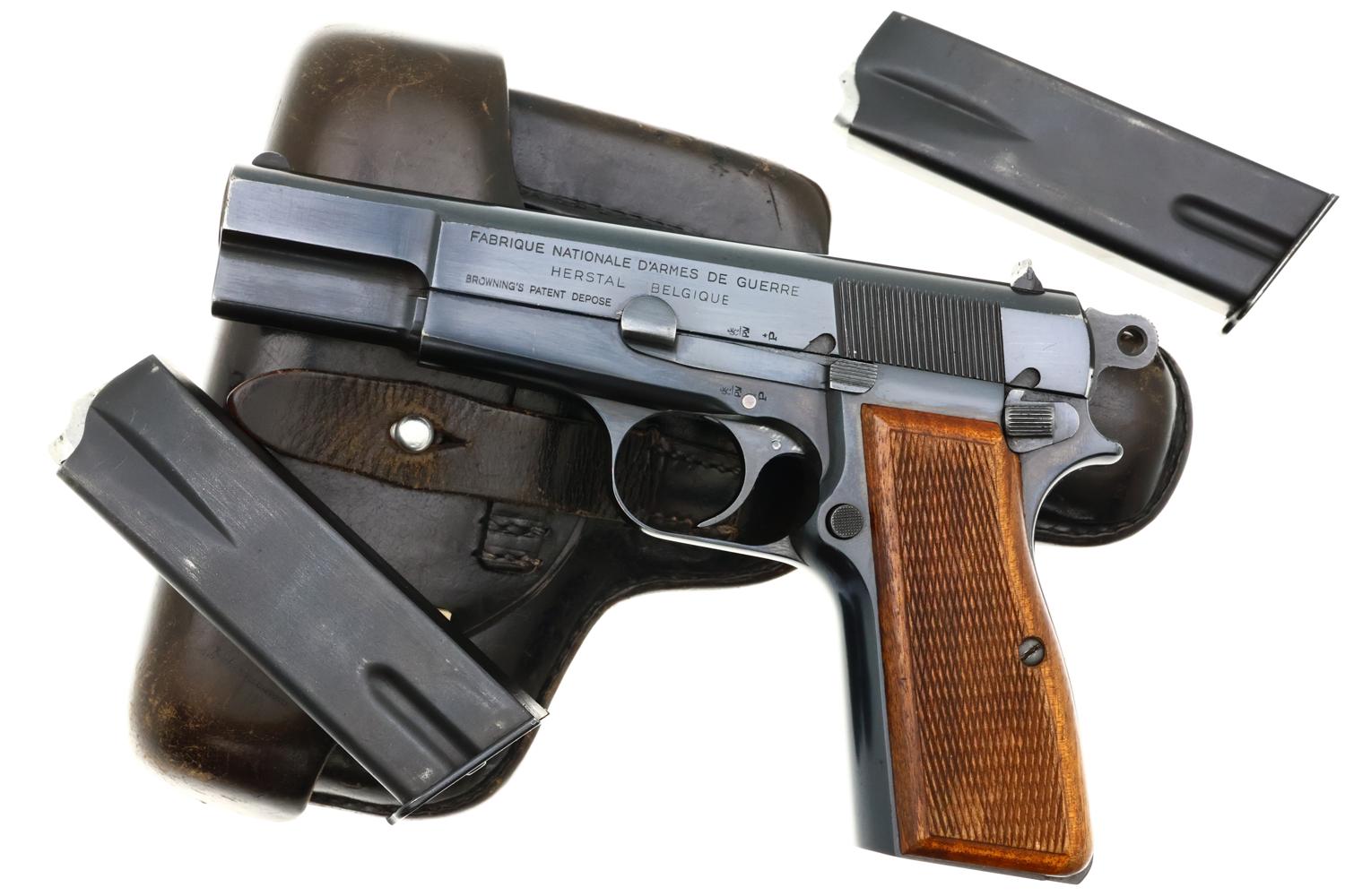 FN High Power Pistol, West German Police, Rig, 53245, FB01982