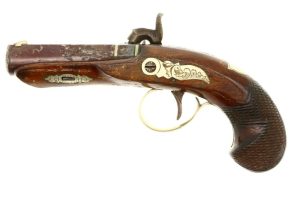 Classic Henry Derringer Percussion Pistol, ANTIQUE!, NSN, O-148