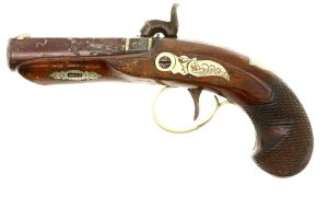 Classic Henry Derringer Percussion Pistol, ANTIQUE!, NSN, O-148