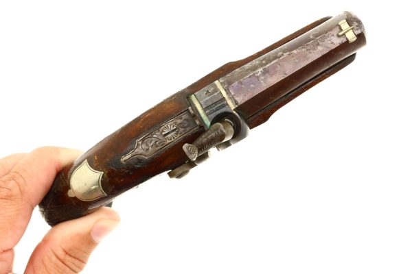 Classic Henry Derringer Percussion Pistol, ANTIQUE!, NSN, O-148 - Image 3