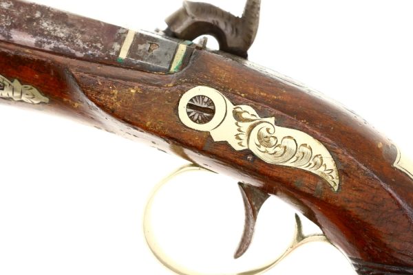 Classic Henry Derringer Percussion Pistol, ANTIQUE!, NSN, O-148 - Image 7