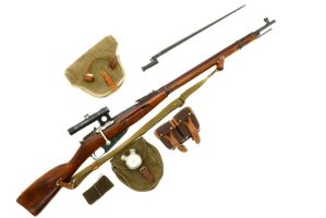 Izhevsk Mosin Nagant Sniper Rifle, Full Rig, WWII, R18021, FB01967