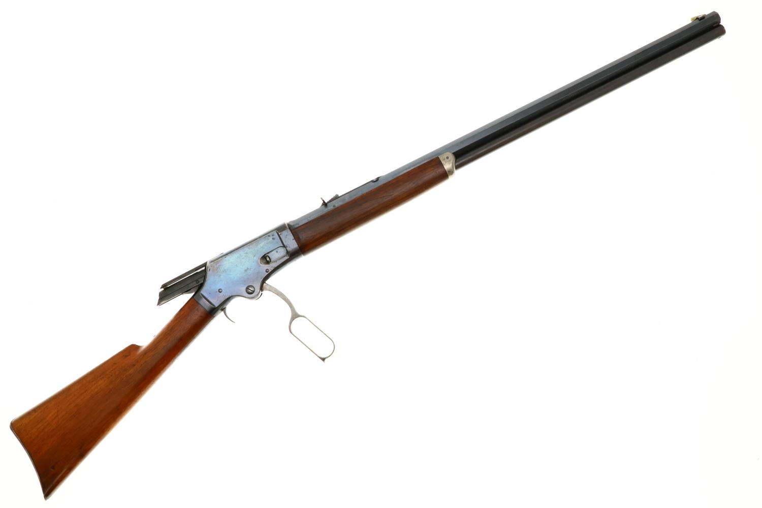 Marlin 1881 Lever Action Rifle, Factory Letter, ANTIQUE, 6204, O-216 - Image 2