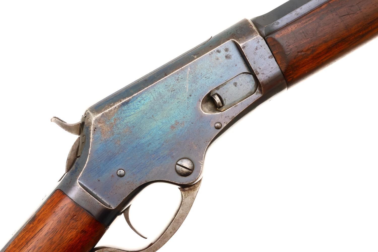 Marlin 1881 Lever Action Rifle, Factory Letter, ANTIQUE, 6204, O-216 - Image 3