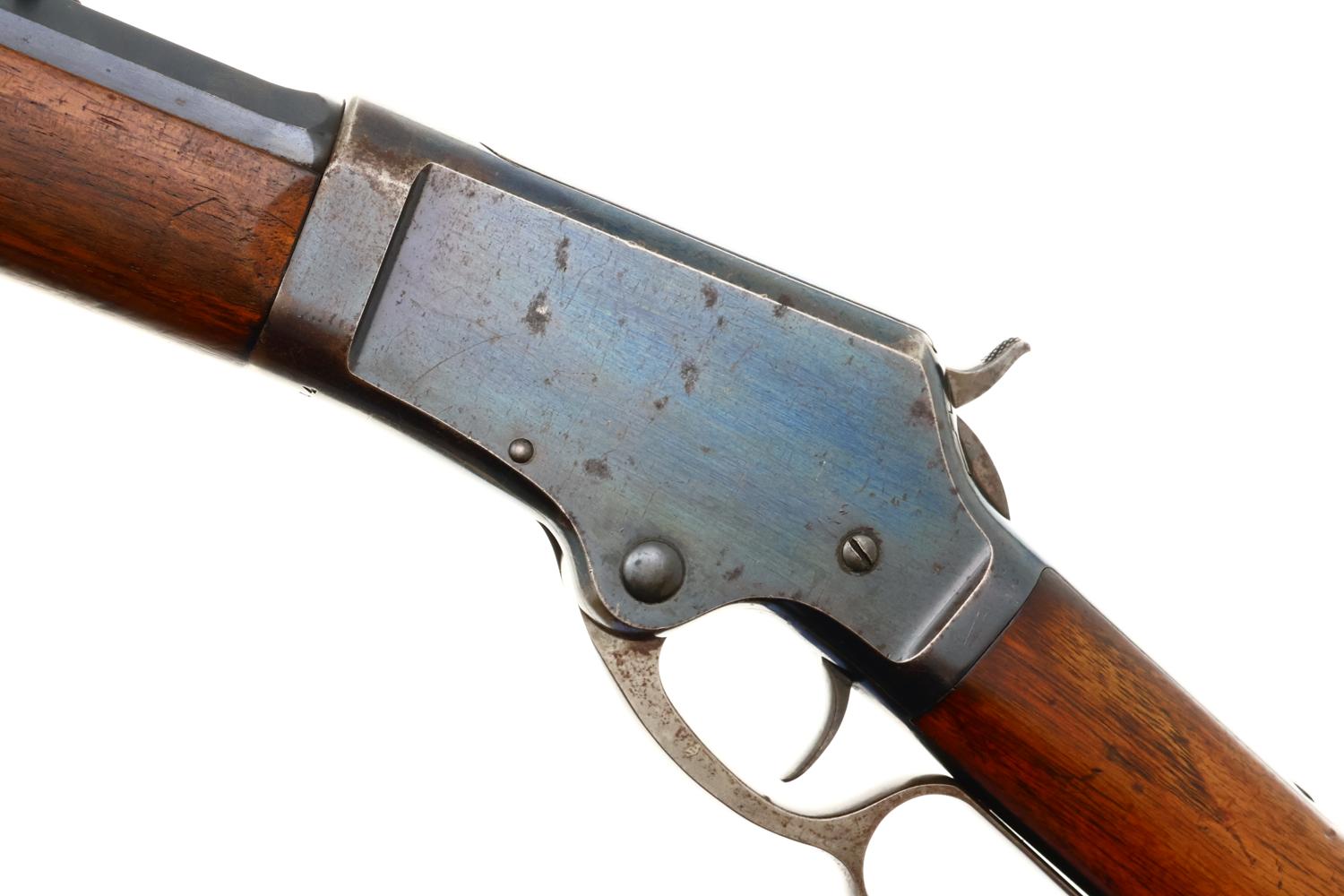Marlin 1881 Lever Action Rifle, Factory Letter, ANTIQUE, 6204, O-216 - Image 4