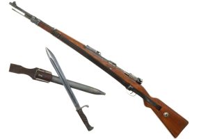 Mauser-Berlin K98k Rifle, WWII, German Military, 9030, FB01908