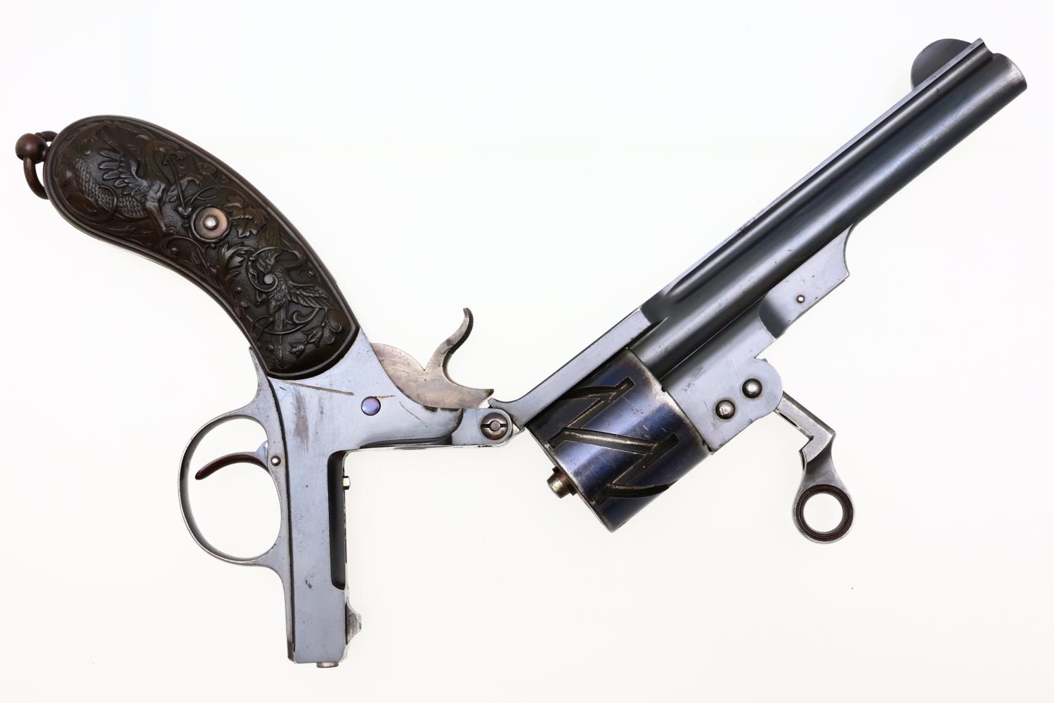 Mauser 1878, C78 Zig Zag Revolver, ANTIQUE, 688, PCA-197 - Image 16