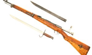 Japanese Nagoya Arisaka Type 38 Military Rifle, Bayonet, 12467, FB01808