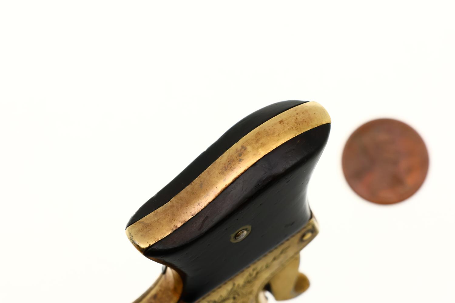 Remington No 1 Vest Pocket Pistol, Gold Engraved, Antique, 9163, O-137 - Image 4