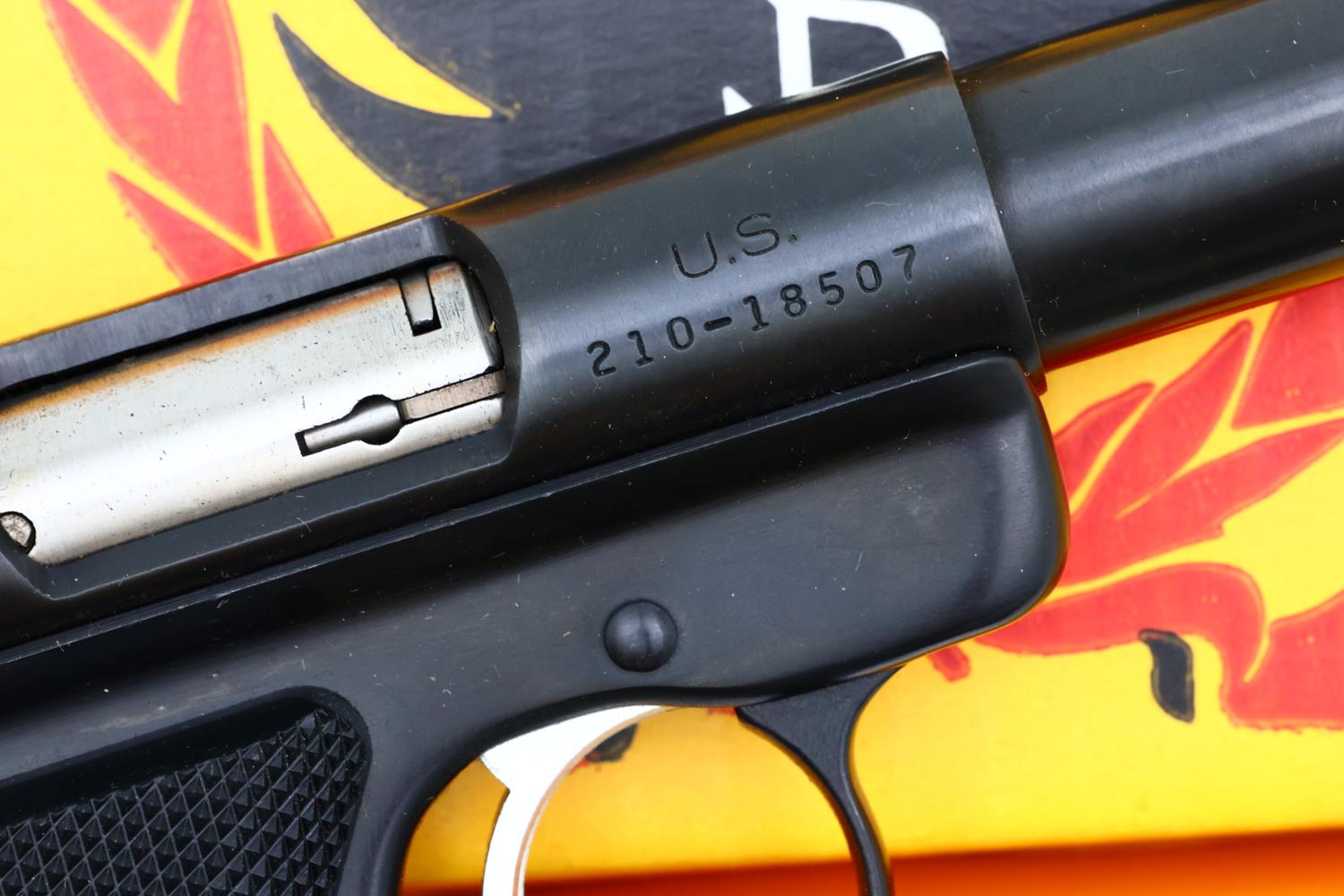 US Military Ruger Mark II Target Pistol, Documentation, 210-18507, FB01990