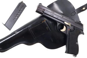 Gorgeous SIG P210-4, West German Police, Original Holster, D4982, FB00080