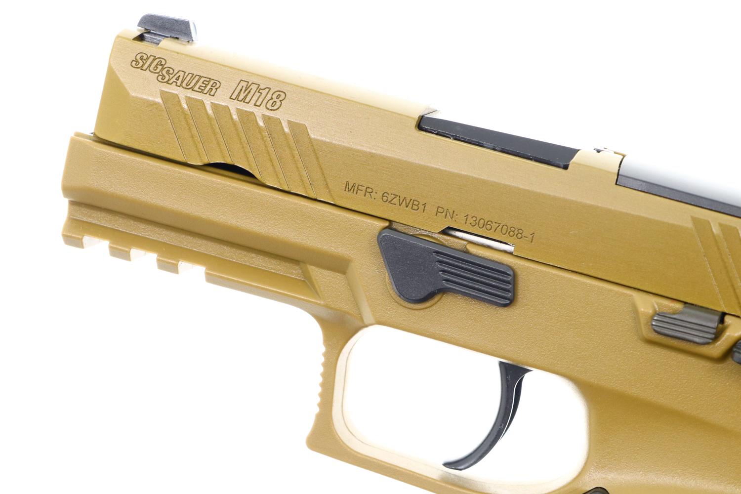 As New SIG SAUER M18 Pistol, U.S. Military Overrun, TC481173, FB00673 - Image 4