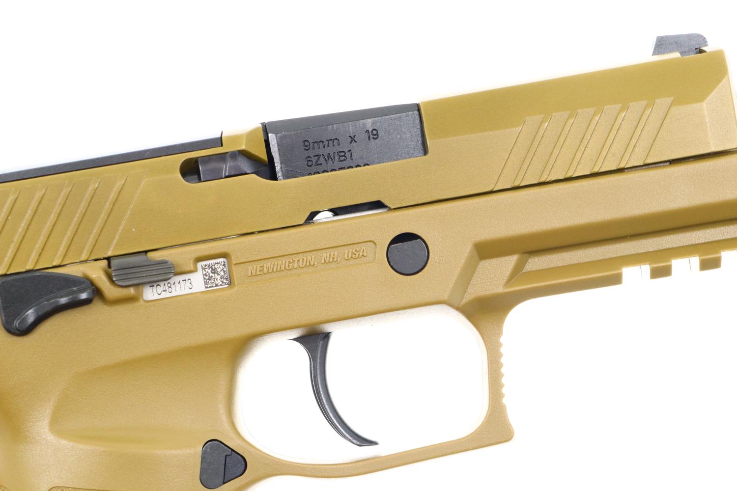 As New SIG SAUER M18 Pistol, U.S. Military Overrun, TC481173, FB00673 - Image 5