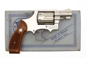 S&W Airweight M12-3 Nickeled Revolver, 4D19730, FB01546