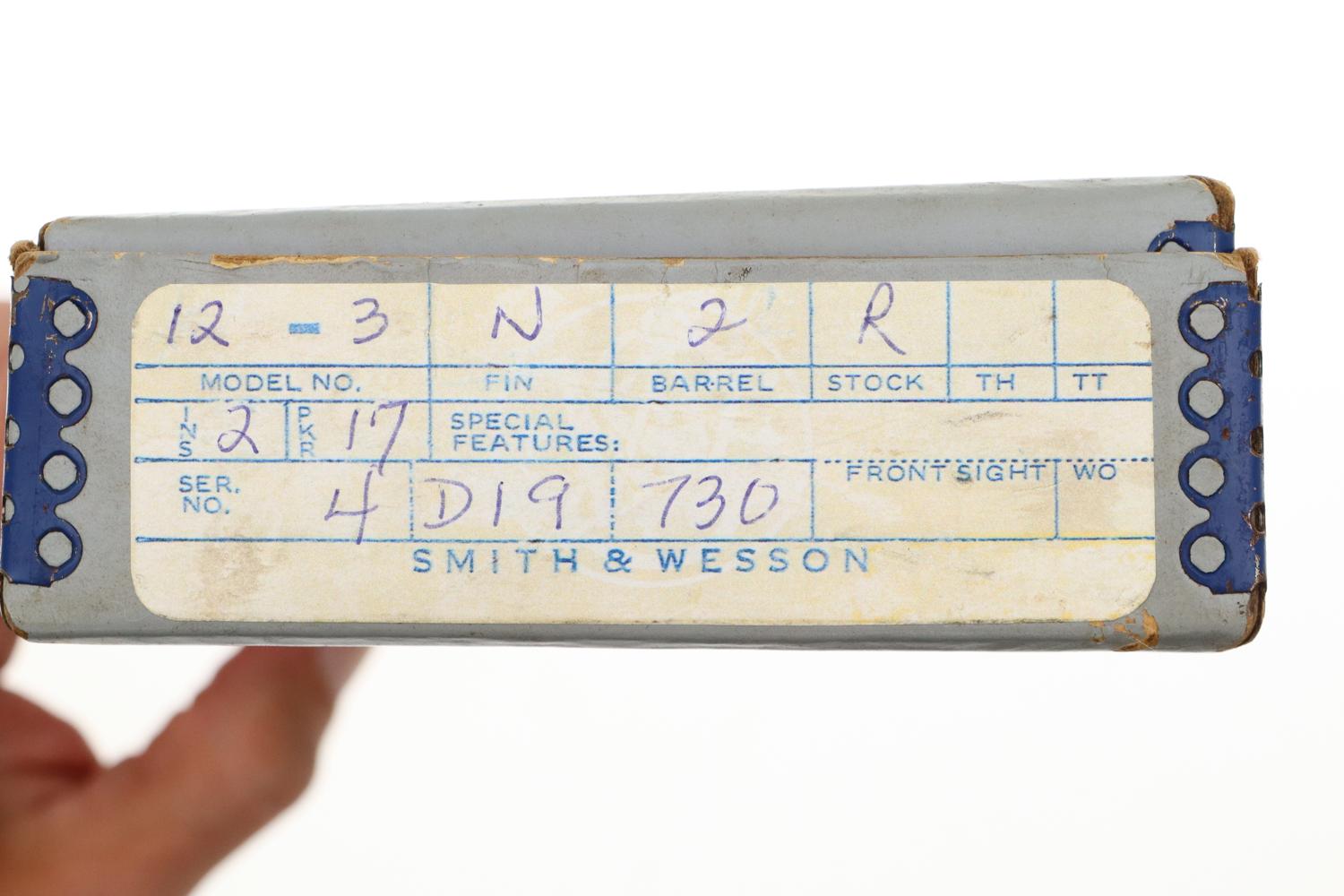 S&W Airweight M12-3 Nickeled Revolver, 4D19730, FB01546 - Image 12