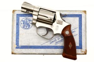 S&W M36 (Chiefs Special) Revolver, Nickeled, .38 Special, Boxed, FB01540