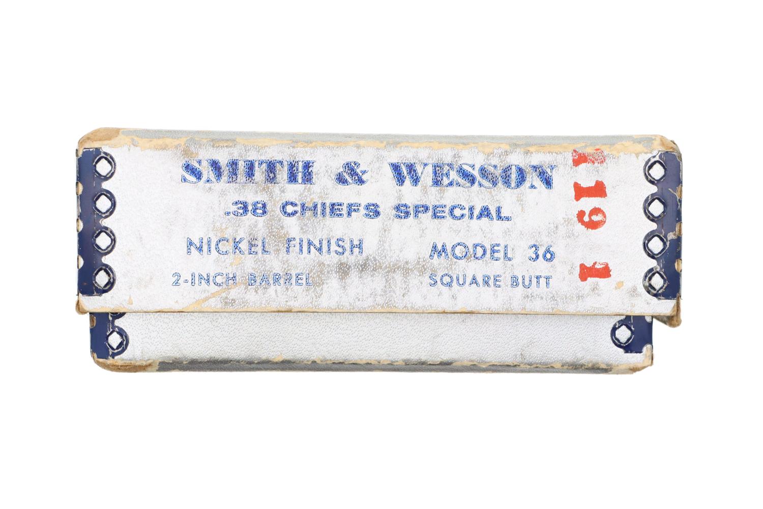 S&W M36 (Chiefs Special) Revolver, Nickeled, .38 Special, Boxed, FB01540 - Image 17