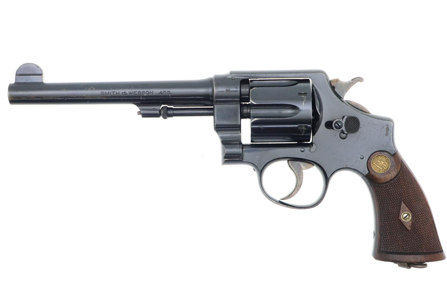S&W Mark II Revolver, Hand Ejector, WWI, .455 Webley, 44728, FB01526