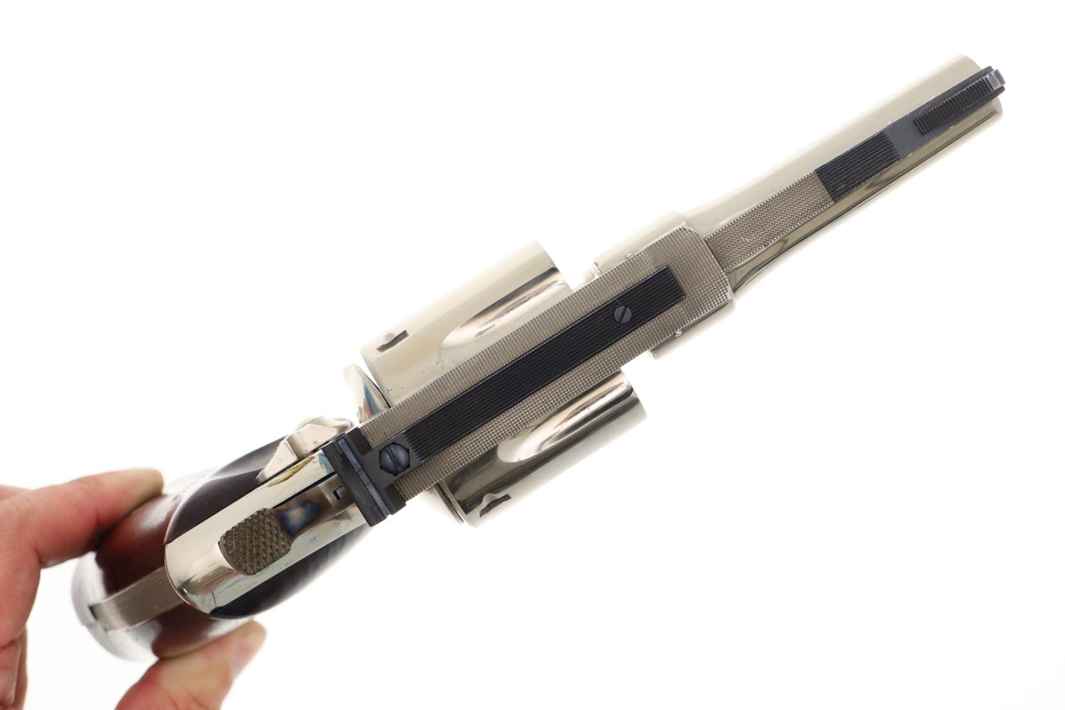 Smith & Wesson Revolver, S&W, M27, Factory Nickel, BOX, S210601, FB01538 - Image 5