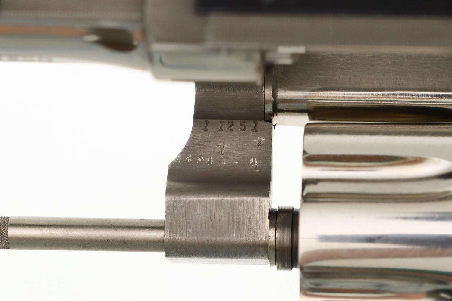 Smith & Wesson Revolver, S&W, M27, Factory Nickel, BOX, S210601, FB01538 - Image 8