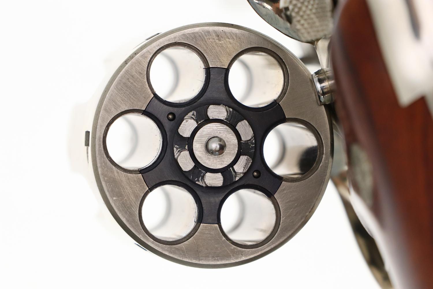 Smith & Wesson Revolver, S&W, M27, Factory Nickel, BOX, S210601, FB01538 - Image 9