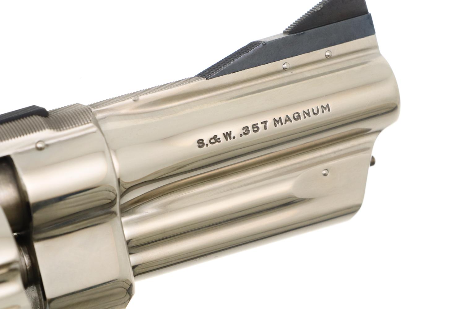 Smith & Wesson Revolver, S&W, M27, Factory Nickel, BOX, S210601, FB01538 - Image 11