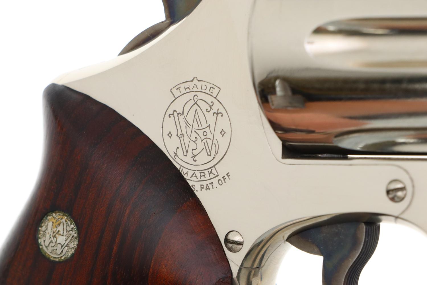 Smith & Wesson Revolver, S&W, M27, Factory Nickel, BOX, S210601, FB01538 - Image 12