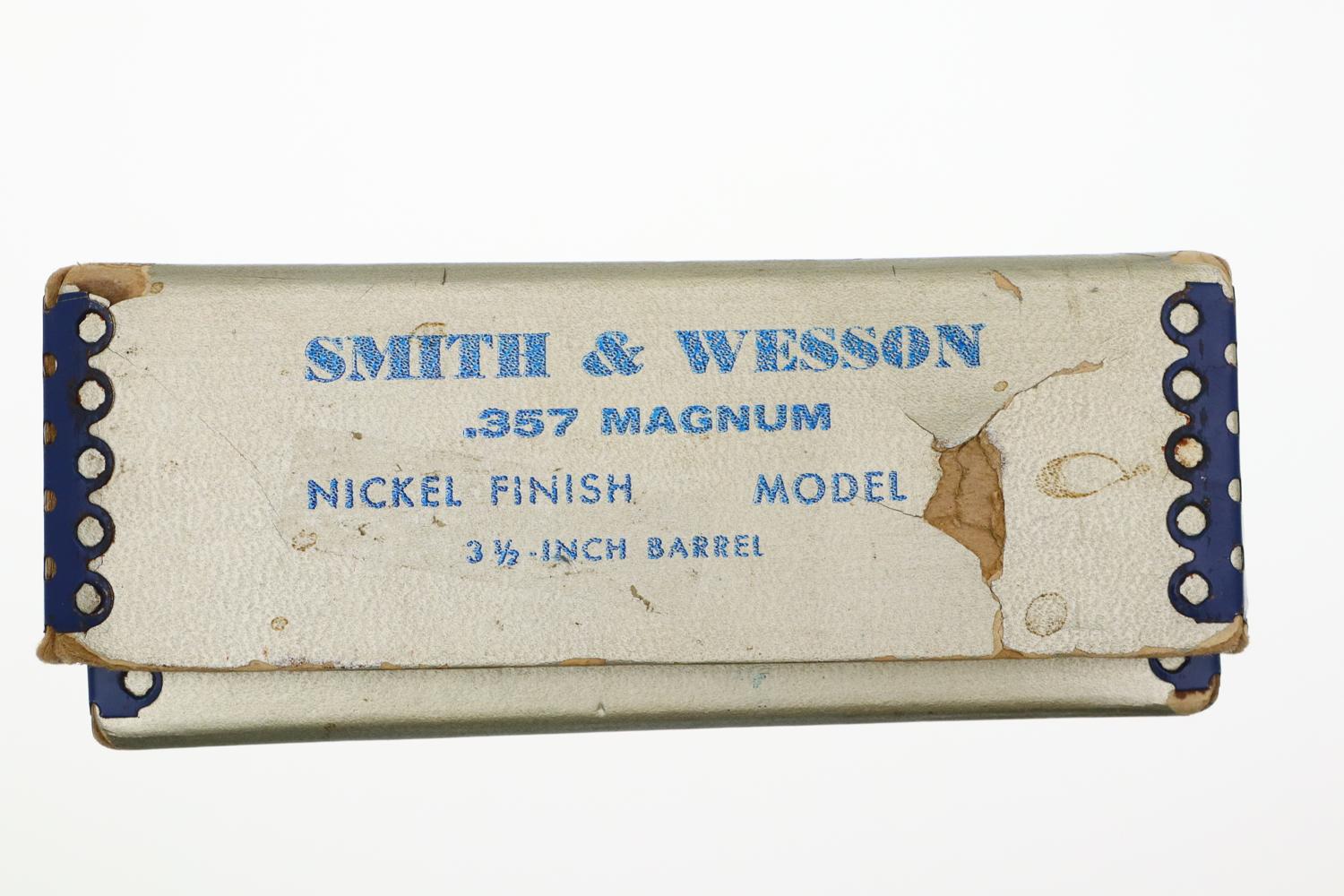 Smith & Wesson Revolver, S&W, M27, Factory Nickel, BOX, S210601, FB01538 - Image 17