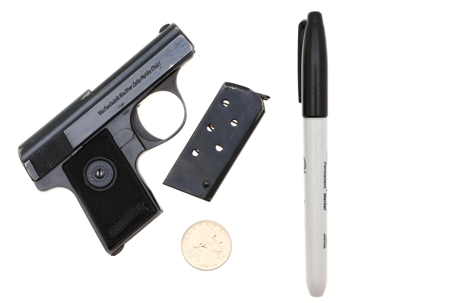 Walther Mod 9 Vest Pocket Pistol, WWII, Capture Papers,  637654, FB01715 - Image 4