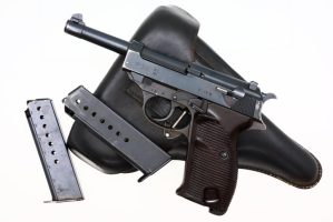 Walther P38, AC 40 Pistol, WWII, RIG with Matching Mag, 7968b, FB01635
