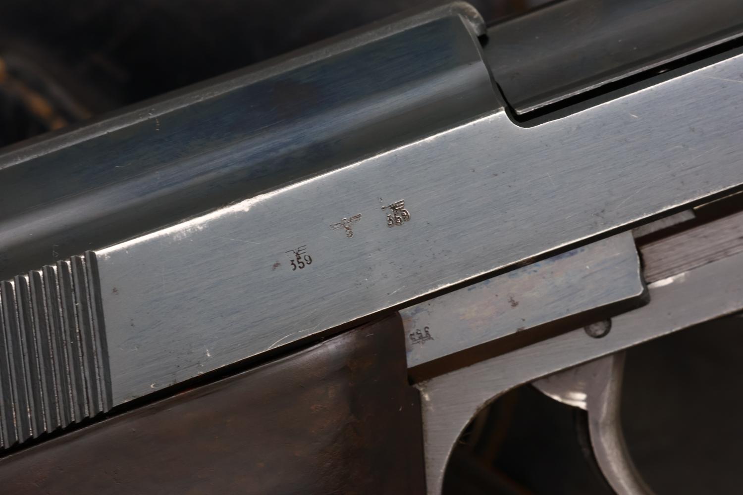 Walther P38, AC 40 Pistol, WWII, RIG with Matching Mag, 7968b, FB01635 - Image 3