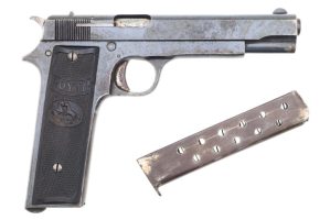 Large Spanish Royal 12-Shot Pistol, Rare External Hammer, 53700, FB00302