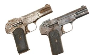 Chinese Warlord FN 1900 Copy Pistols, Pair, 126063, PCA-60/61