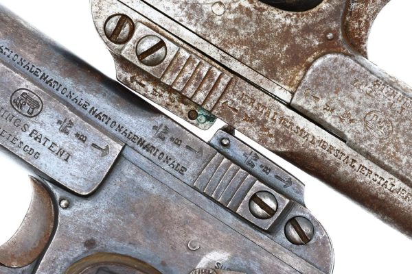 Chinese Warlord FN 1900 Copy Pistols, Pair, 126063, PCA-60/61 - Image 6